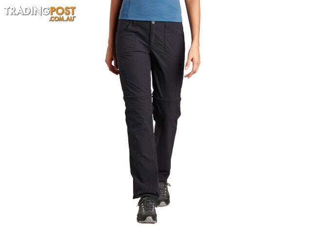 Kuhl Horizn Convertible Womens Hiking Pants - 32L - Raven - AU8/US4 -...