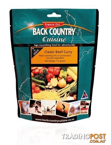 Back Country Freeze Dried Food Classic Beef Curry - Regular - BC405
