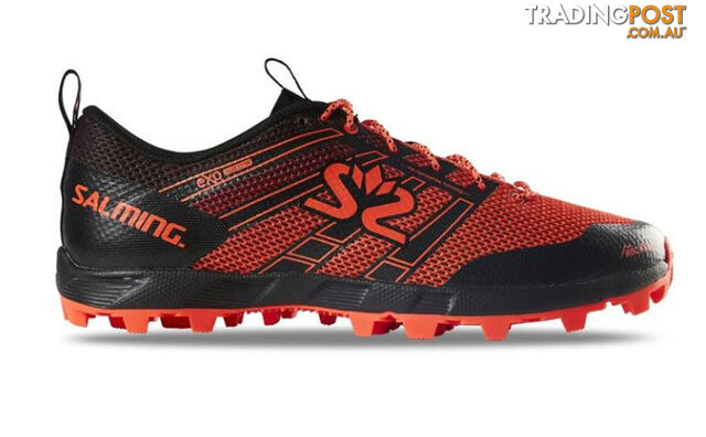 Salming Elements 3 Womens Trail Running Shoes - Black/New Orange - US10.0 -...