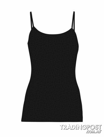 Icebreaker Merino 175 Everyday Cami Thermal Womens Singlet - Black - L -...