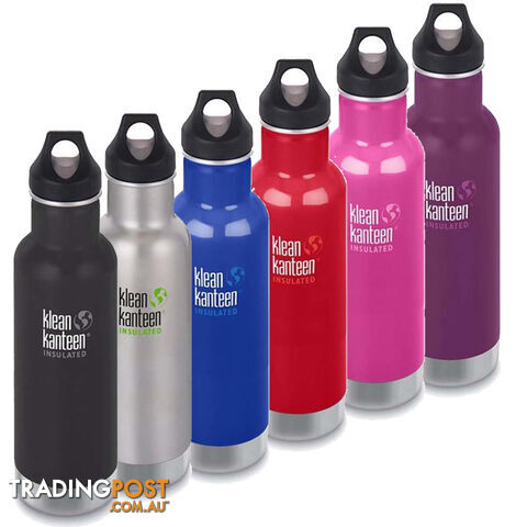 Klean Kanteen 20oz Insulated Classic Loop Cap Water Bottle .6L - XK1003P7