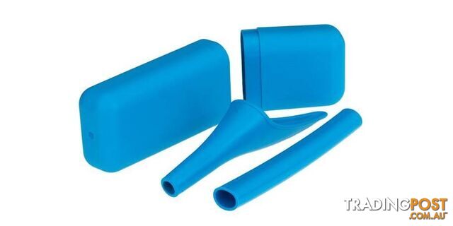 Shewee Extreme Female Urination Device w/ Case & Xtube - Blue - SWE-BLU