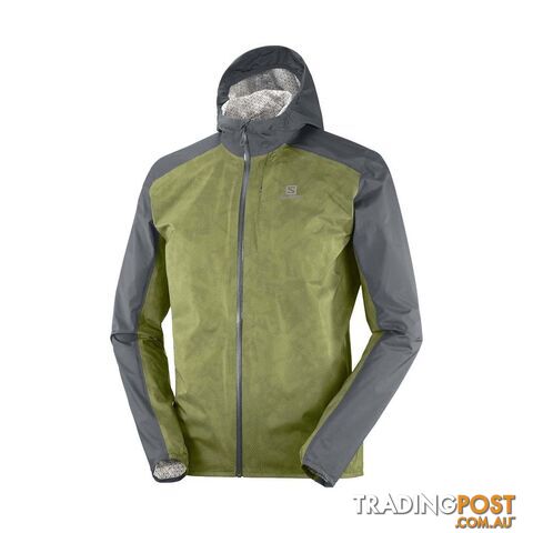 Salomon Bonatti Mens Waterproof Jacket - OLIVE NIGHT/AO - S - LC1488900-S