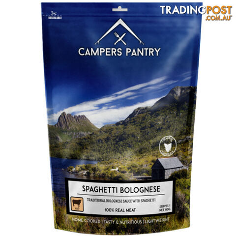 Campers Pantry Spaghetti Bolognese Freeze Dried Meal - CPSB11017