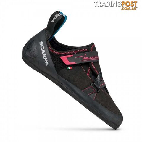 Scarpa Velocity Womens Climbing Shoes - Black/Raspberry - 7 -...