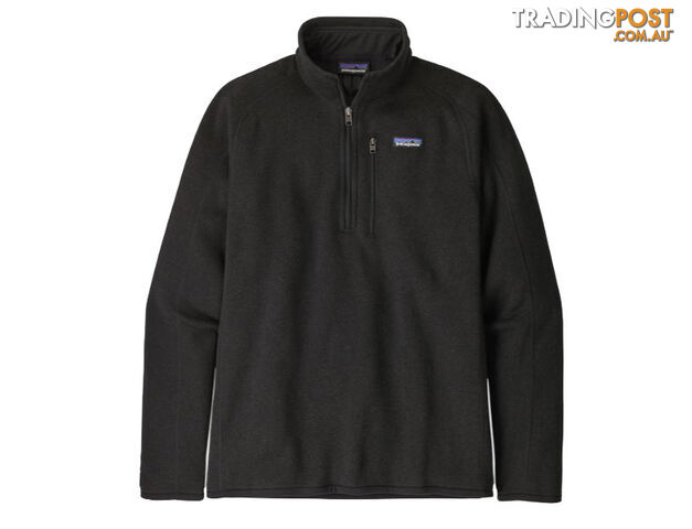 Patagonia Better Sweater 1/4 Zip Mens Fleece Jacket - Black - L - 25523-BLK-L