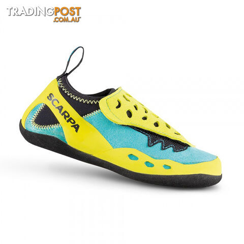 Scarpa Piki Junior Kids Climbing Shoes - Maldive-Yellow - US13K / 31EU -...