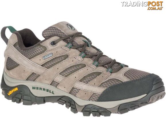 Merrell Moab 2 Leather GTX Mens Hiking Shoes - Boulder - 9 - J033329-9