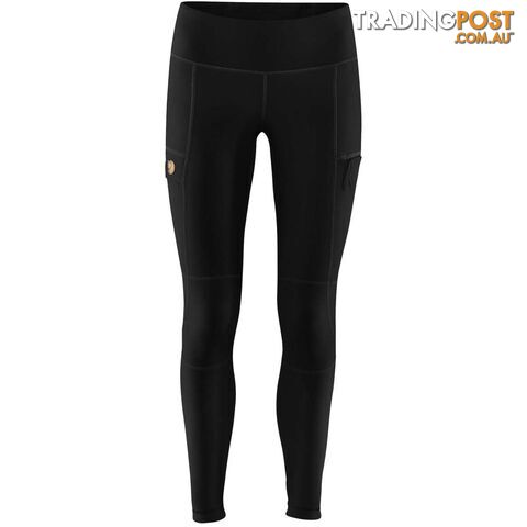 Fjallraven Abisko Trail Womens Tights - Black - XS - CF89758550XS