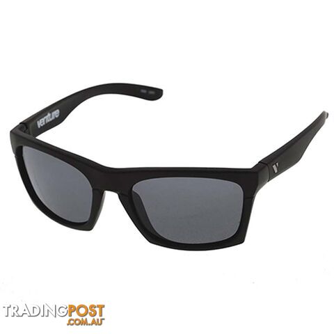 Venture Eyewear Base Camp Polarised Sunglasses - Black/Grey -...