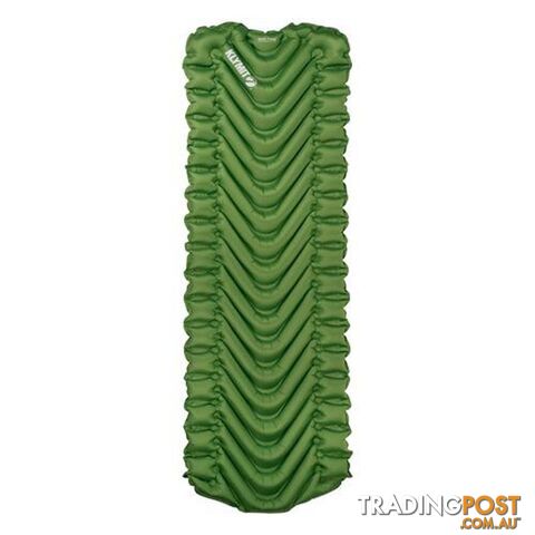 Klymit Static V Lightweight Camping Sleeping Mat - Green - Long - BK06SVGR02D