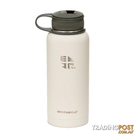 Earthwell Kewler Vacuum Bottle 32oz/950ml - Opener Cap (FG) - Baja Sand -...