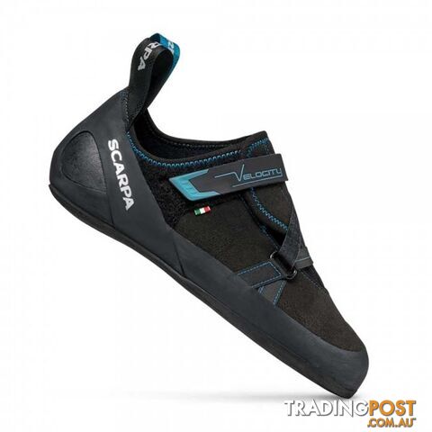 Scarpa Velocity Mens Climbing Shoes - Black/Ottanio - 12 -...