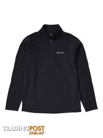 Marmot Rocklin 1/2 Zip Mens Fleece Jacket - Black - XL - 10150001XL