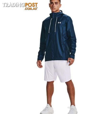 Under Armour Cloudstrike Shell Mens Waterproof Jacket - Academy/White - LG -...
