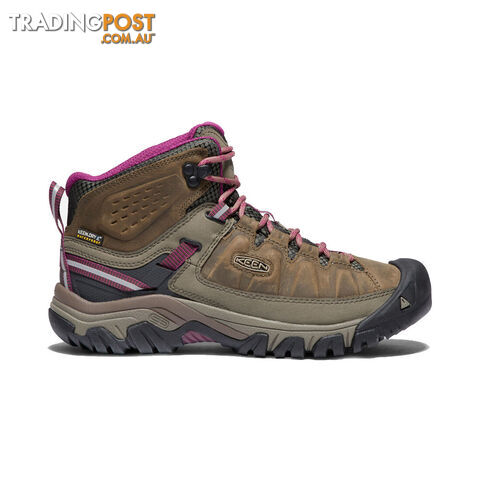 Keen Targhee III Mid WP Womens Waterproof Hiking Boots - Weiss Boysenberry - US...