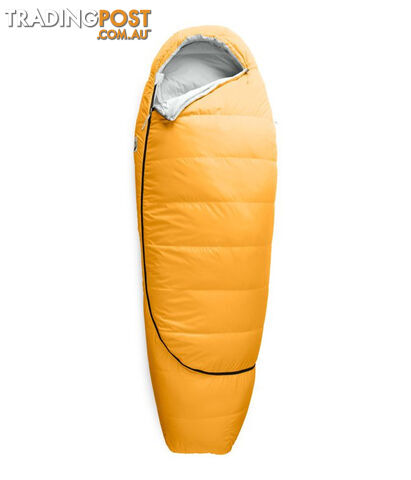 The North Face Eco Trail Down 35 Sleeping Bag - TNF Yellow/Tin Grey - LH Zip - NF0A3S7PPT7R-LH