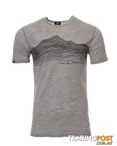 XTM Adventure 170 Mens Merino T-Shirt - Charcoal - L - MM105-CHA-L