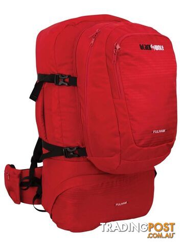 Black Wolf Fulham 60 Travel Backpack - True Red - W0103-TrueRed