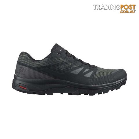 Salomon OUTline Wide GTX Mens Hiking Shoes - Black/Phantom/Magnet - 11US -...