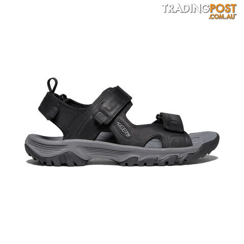 Keen Targhee III Open Toe Mens Hiking Sandals - Black Grey - US 12 - 1022422-12