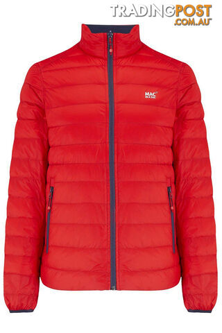 Mac In A Sac Polar Mens Reversible Insulated Down Jacket - Red/Navy - XL -...