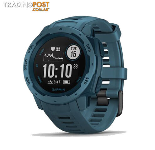 Garmin Instinct GPS Watch - Lakeside Blue - 10-02064-04