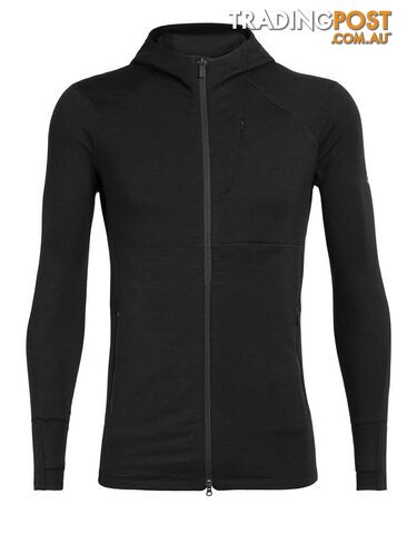 Icebreaker Merino Quantum II LS Zip Hood Mens Fleece Jacket - 104958