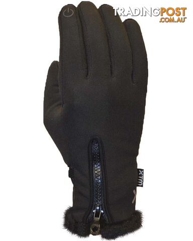 XTM Nina Soft Shell Ladies Glove - Black - S - EL008-BLK-S