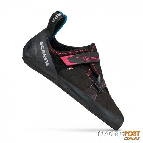 Scarpa Velocity Womens Climbing Shoes - Black/Raspberry - 6 -...