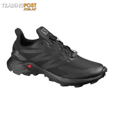 Salomon Supercross Blast Mens Trail Running Shoes - Black/Black - 11.5US -...
