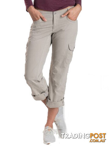 Kuhl Splash Womens Roll Up Pant 30L - Light Khak - US4/AU8 -...