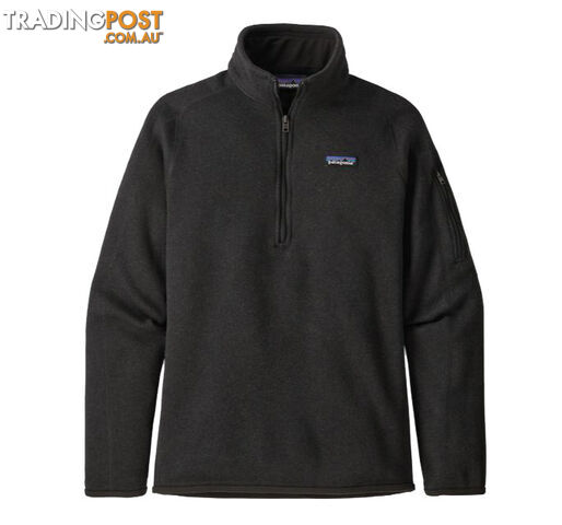 Patagonia Better Sweater 1/4 Zip Womens Fleece Jacket - Black - XL -...