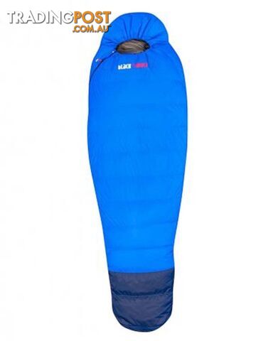 Black Wolf Hiker 500 Down Sleeping Bag - Blue - 5763-Blue