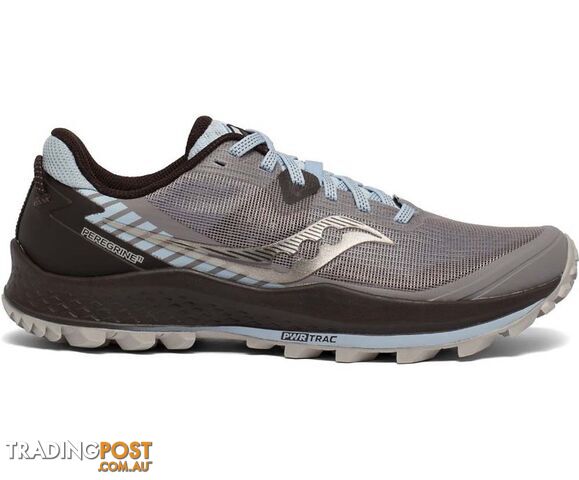 Saucony Peregrine 11 Wide Womens Trail Running Shoes - Zinc/Sky/Loom - 6.5US - S10642-35-65 - photo 1 of 2