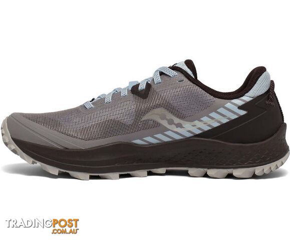 Saucony Peregrine 11 Wide Womens Trail Running Shoes - Zinc/Sky/Loom - 6.5US - S10642-35-65 - photo 2 of 2