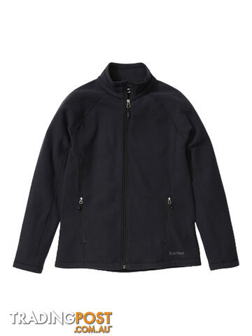 Marmot Rocklin Full Zip Womens Fleece Jacket - Black - L - 10170001L