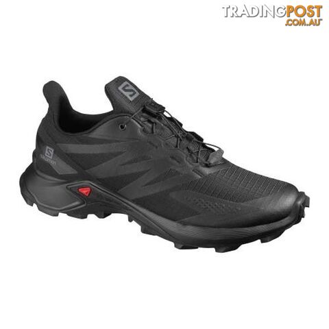 Salomon Supercross Blast Mens Trail Running Shoes - Black/Black - 9.5US -...