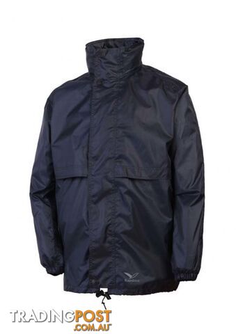 Rainbird Childrens Stowaway Waterproof Packable Rain Jacket - Navy - L -...