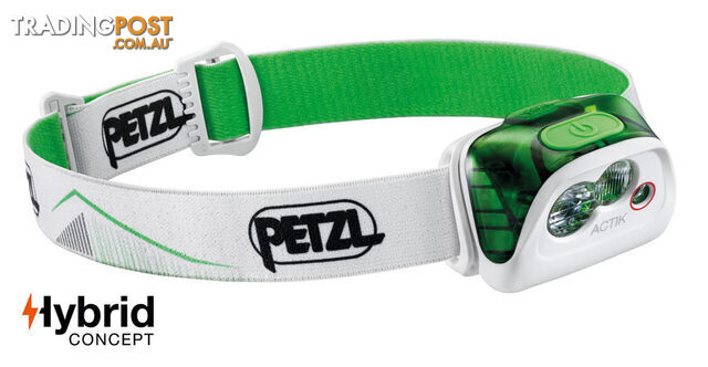 Petzl Actik 350 Lumen Multi-Beam Headlamp - Green - L370-E099FA02