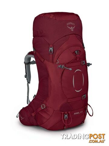 Osprey Ariel 65 Womens Hiking Backpack - Claret Red - M/L -...