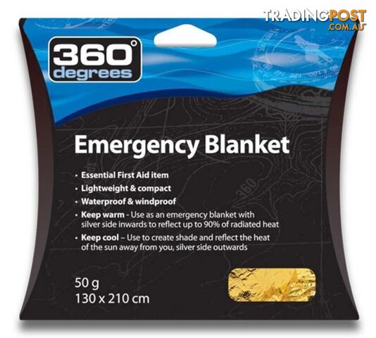 360 Degrees Emergency Blanket - 360EMBL