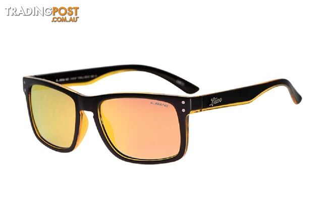 Liive Cheap Thrill Mirror Sunglasses - Matt Blk Org - L0356A
