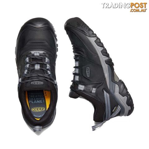 Keen Ridge Flex WP Mens Hiking Shoes - Black Magnet - 1024916 - photo 2 of 2