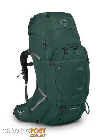 Osprey Aether Plus 70L Mens Hiking Backpack - Axo Green - S/M - OSP0890-AxoGreen-S-M