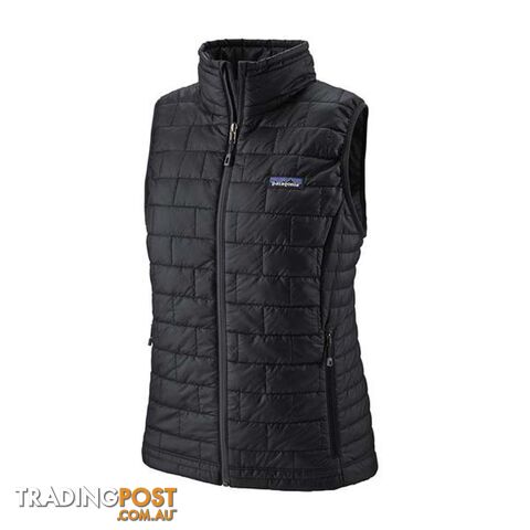 Patagonia Nano Puff Womens Insulated Vest - Black - M - 84247-BLK-M