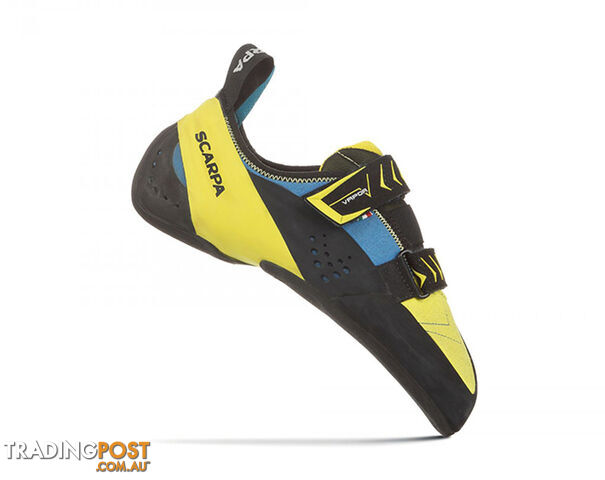 Scarpa Vapor V Mens Climbing Shoes- Ocean/Yell - US8 / EU41 - SCA20059-41