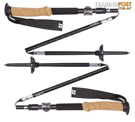 Black Diamond Alpine FLZ Lightweight Hiking Poles S18 - 125cm - BD11220300001251