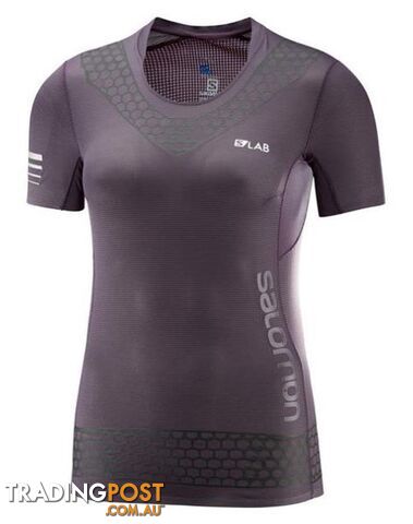 Salomon S/Lab Exo Womens Short Sleeve Running Tee S18 - Maverick - XS -...