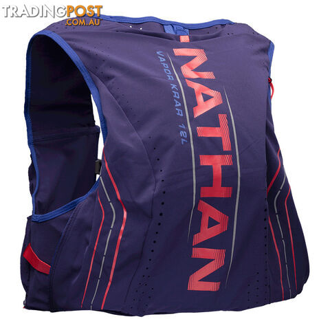 Nathan VaporKrar 12L 2.0 Insulated Mens Racing Vest - Astral Aura/Deep Ultramarine/Hibiscus - S - NS4736-0417-32